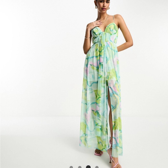 Funky ASOS Maxi Dress - Picture 1 of 8